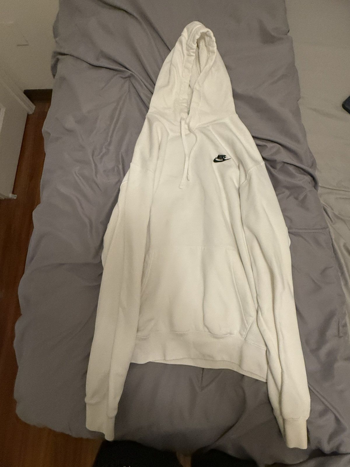 Nike Nike White Hoodie Size XL Size US XL / EU 56 / 4 - 1 Thumbnail