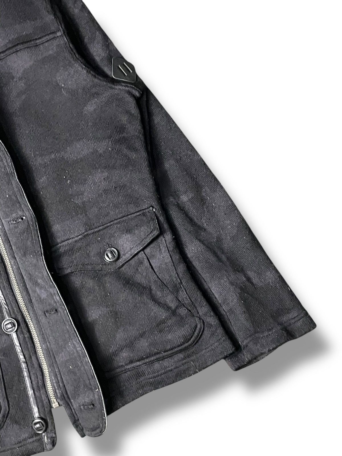 Japanese Brand M.F Editorial Brand Hidden Button&Zip Jacket (70) Size US L / EU 52-54 / 3 - 3 Thumbnail