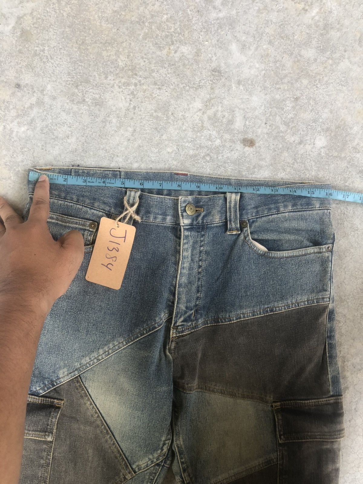 If Six Was Nine Japanese Modern Lover Flared Jeans Distressed Patchwork Size US 32 / EU 48 - 21 Thumbnail