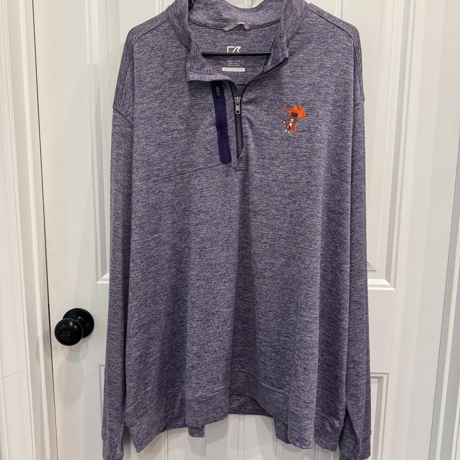 Cutter & Buck Cutter & Buck 3x DryTec Clemson Embroidered Shirt Size US XXL / EU 58 / 5 - 1 Thumbnail