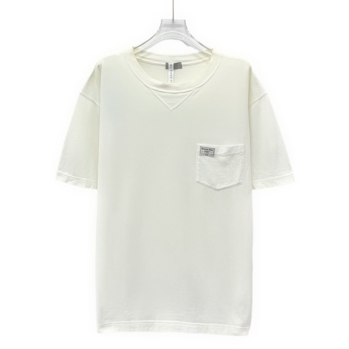 Dior White Short-Sleeve T-Shirt with Chest Pocket Size US L / EU 52-54 / 3 - 1 Thumbnail