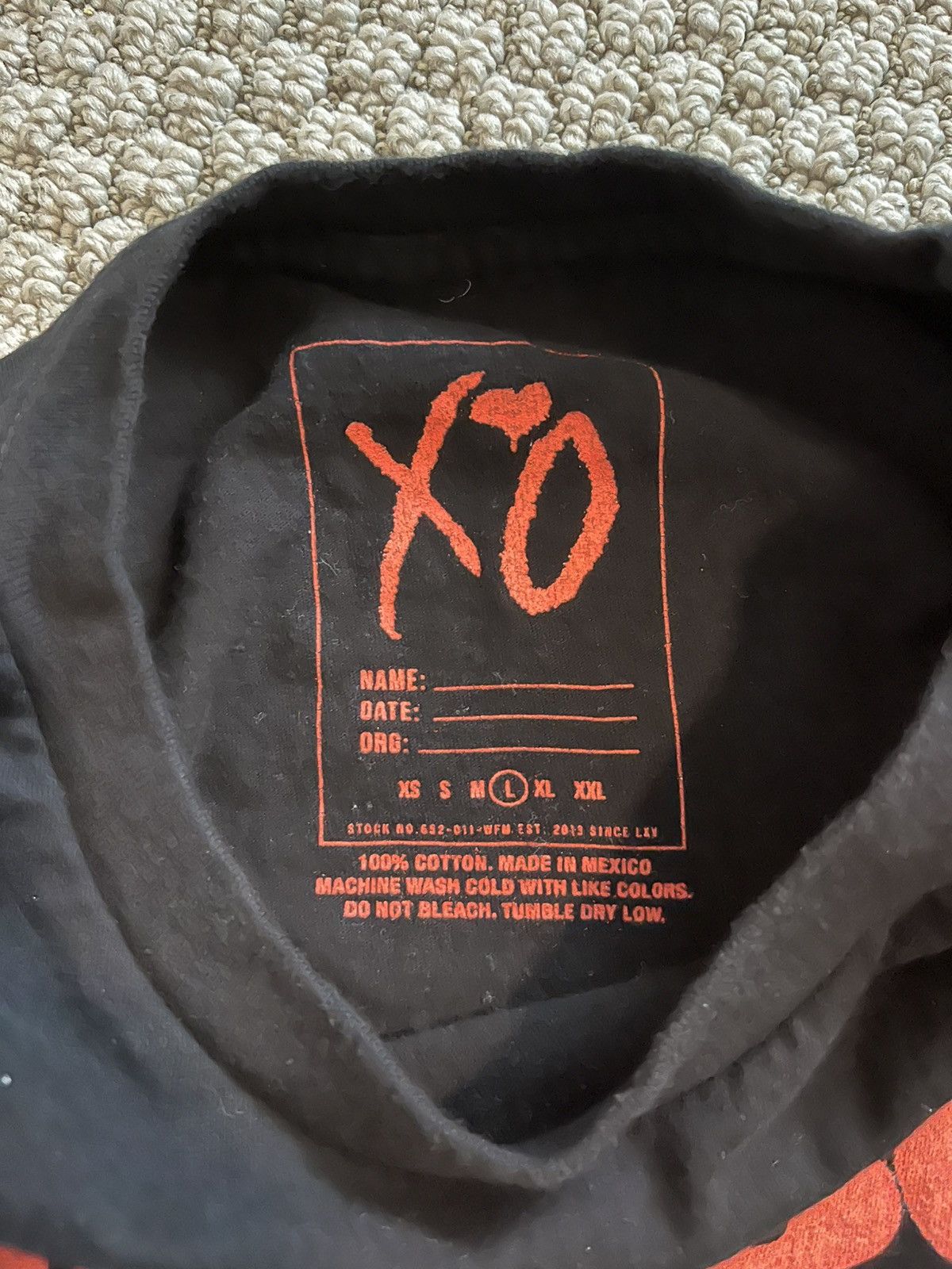 XO The Weeknd Legend of the Fall T-shirt Size US L / EU 52-54 / 3 - 2 Thumbnail