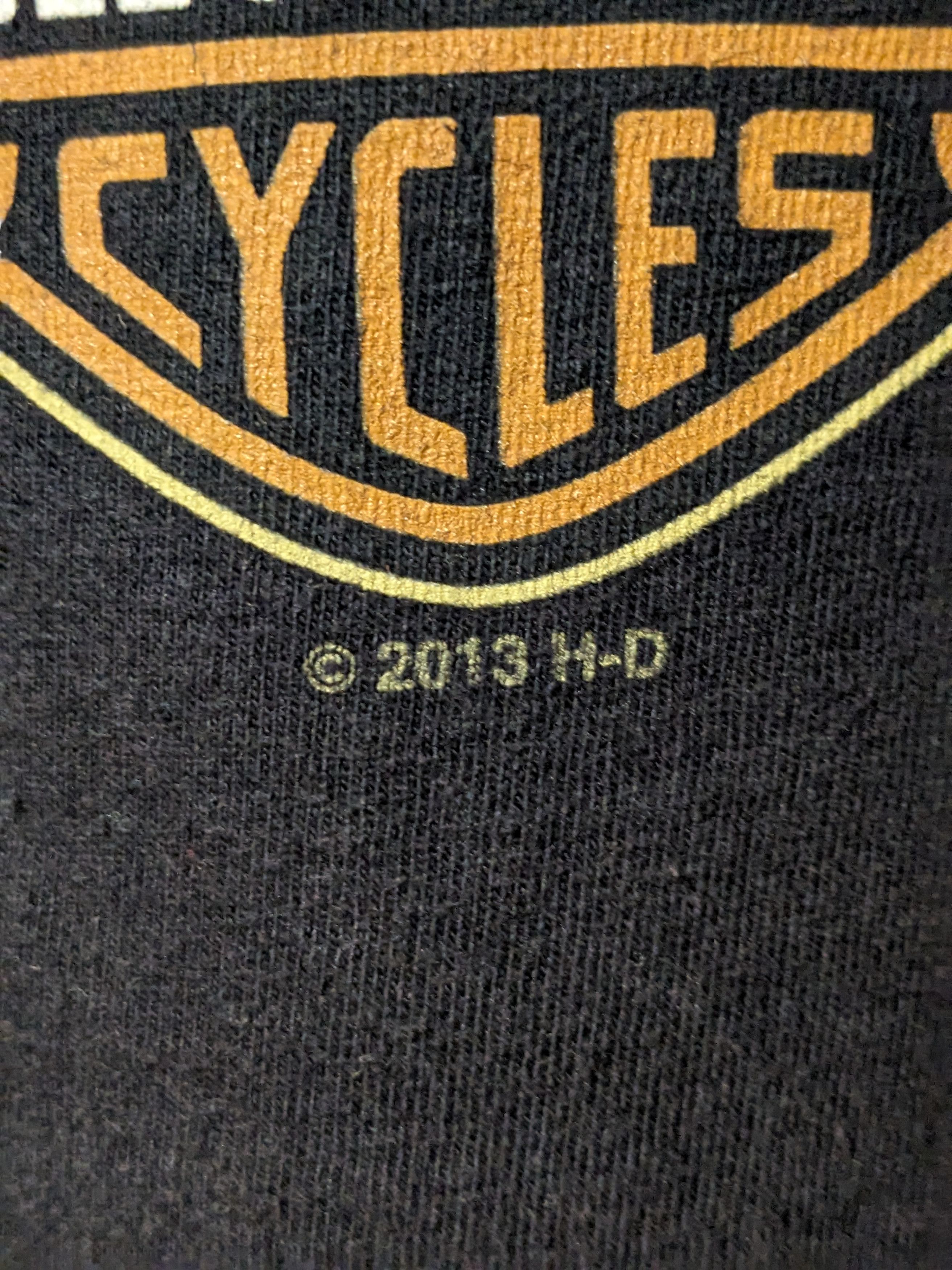 Harley Davidson × Vintage Vintage 2013 Harley Davidson Motorcycle BadLands T-Shirt Size US XL / EU 56 / 4 - 6 Thumbnail