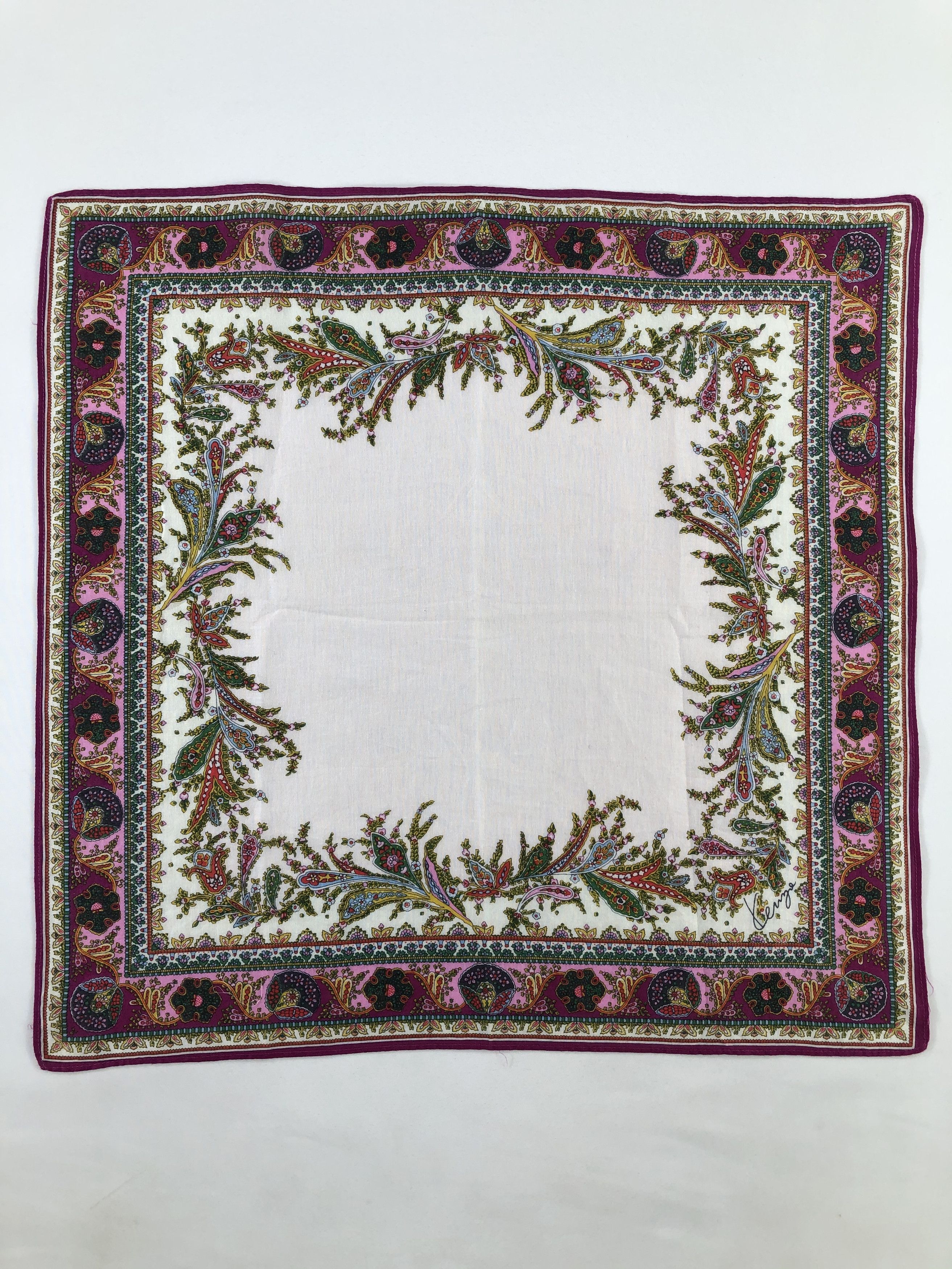 Kenzo × Vintage Kenzo Handkerchief / Bandana / Neckerchief Size ONE SIZE - 2 Thumbnail