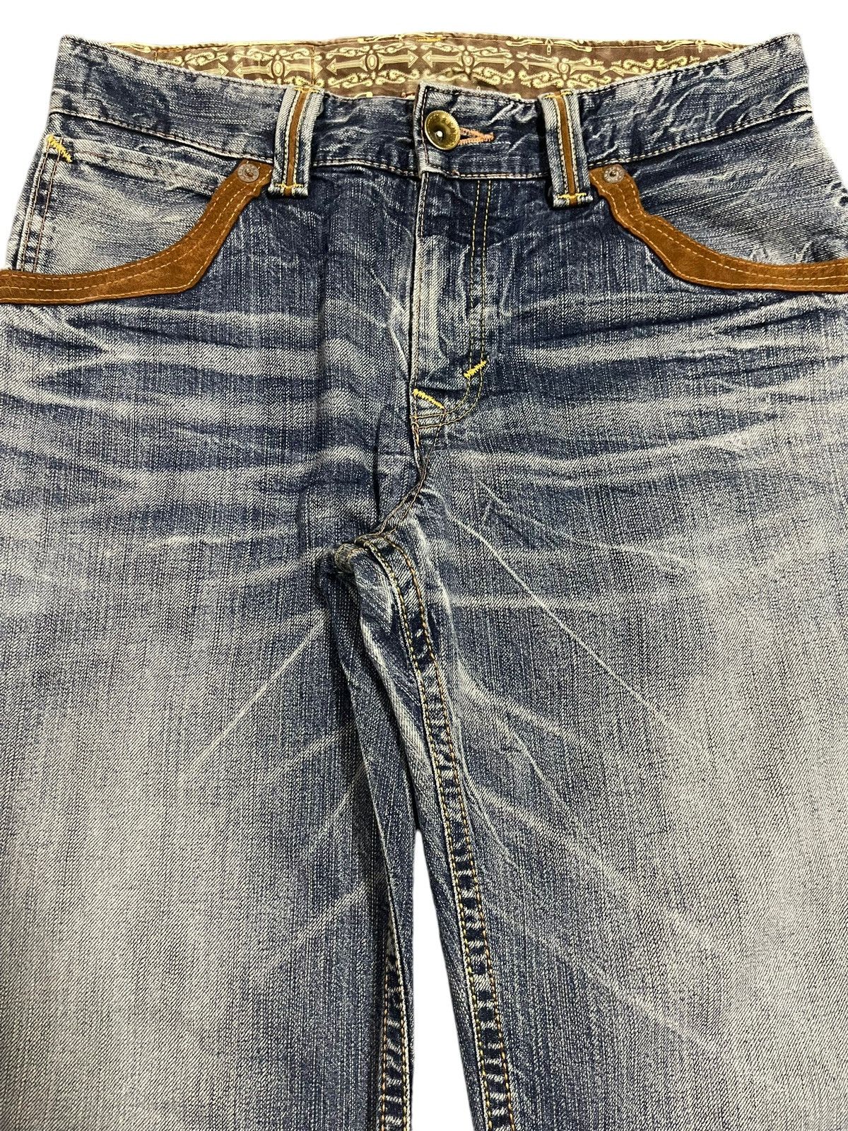 Edwin Edwin XV Exclusive Vintage Blue Bleached Style Loose Jeans Size US 32 / EU 48 - 4 Thumbnail