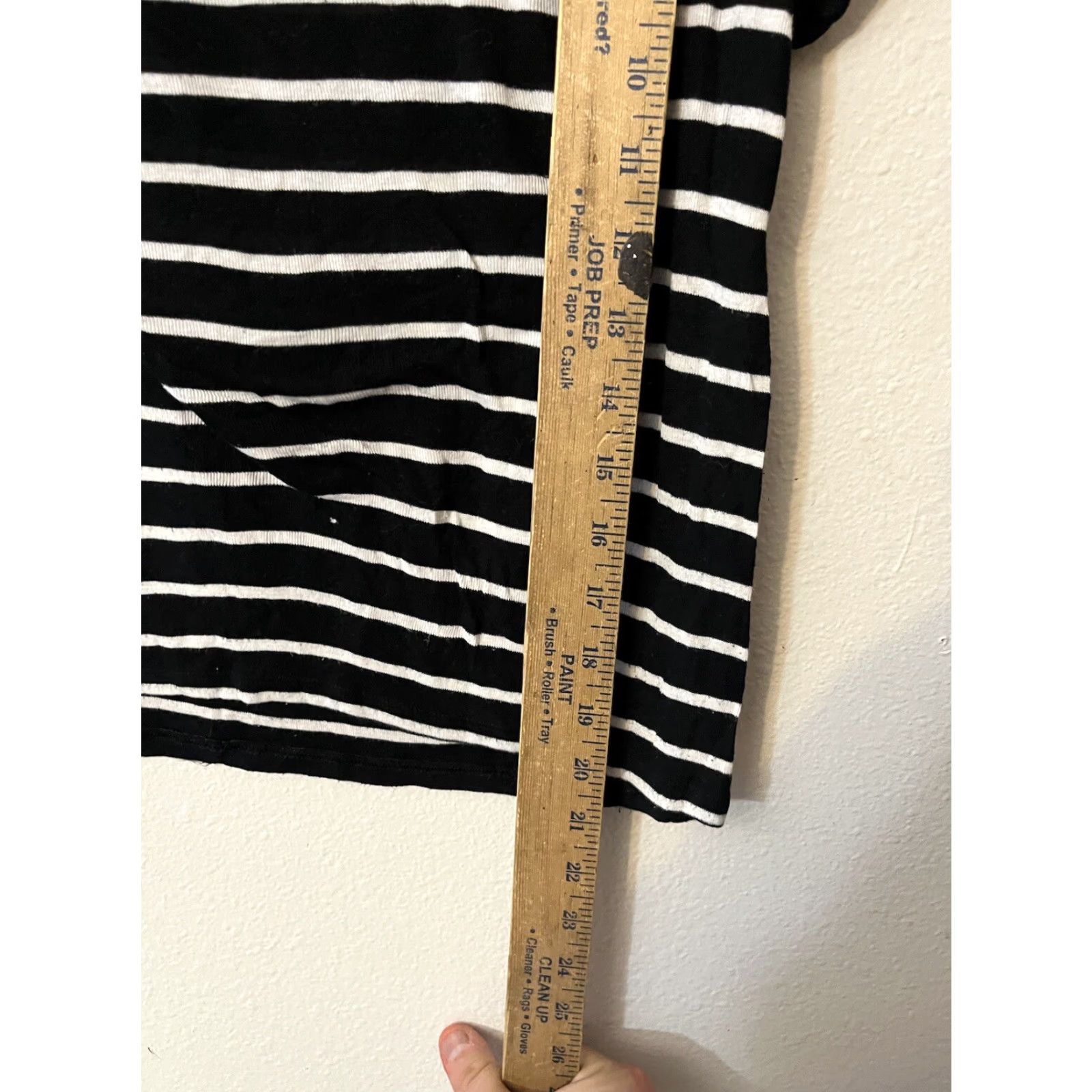 American Eagle Outfitters VINTAGE American Eagle Crew Neck Striped T-Shirt Women XS Black Short Sleeve Size XS / US 0-2 / IT 36-38 - 4 Thumbnail