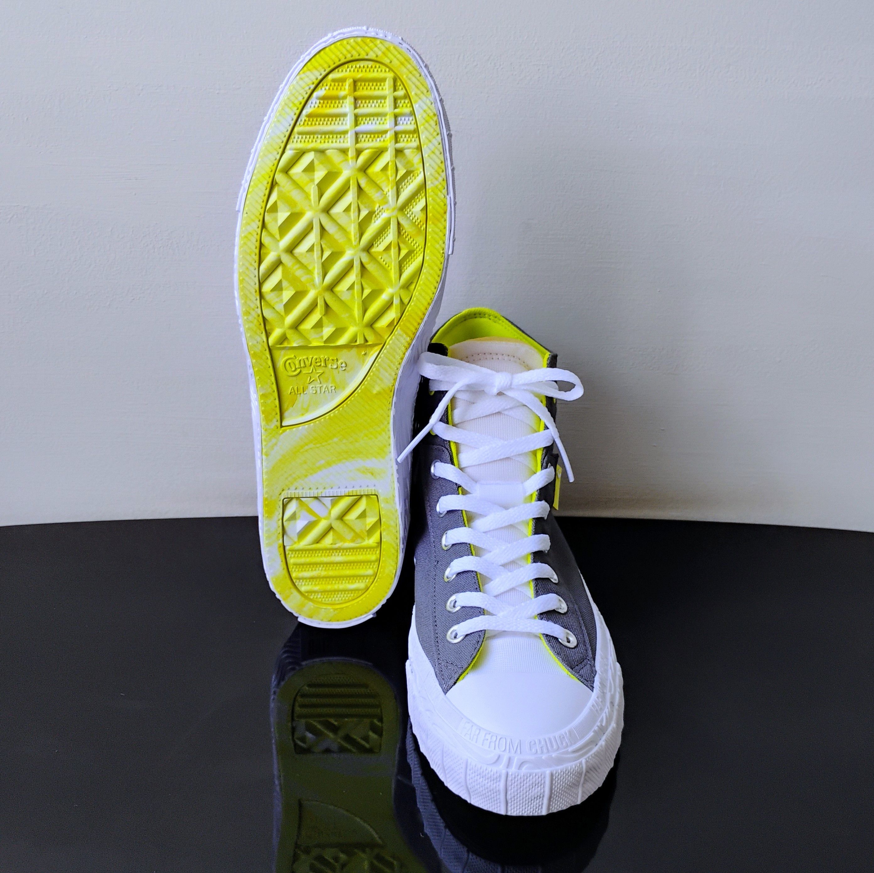 Converse Converse Men's All-Star Edge Glow in Amazing Grey/White Size US 9.5 / EU 42-43 - 12 Thumbnail