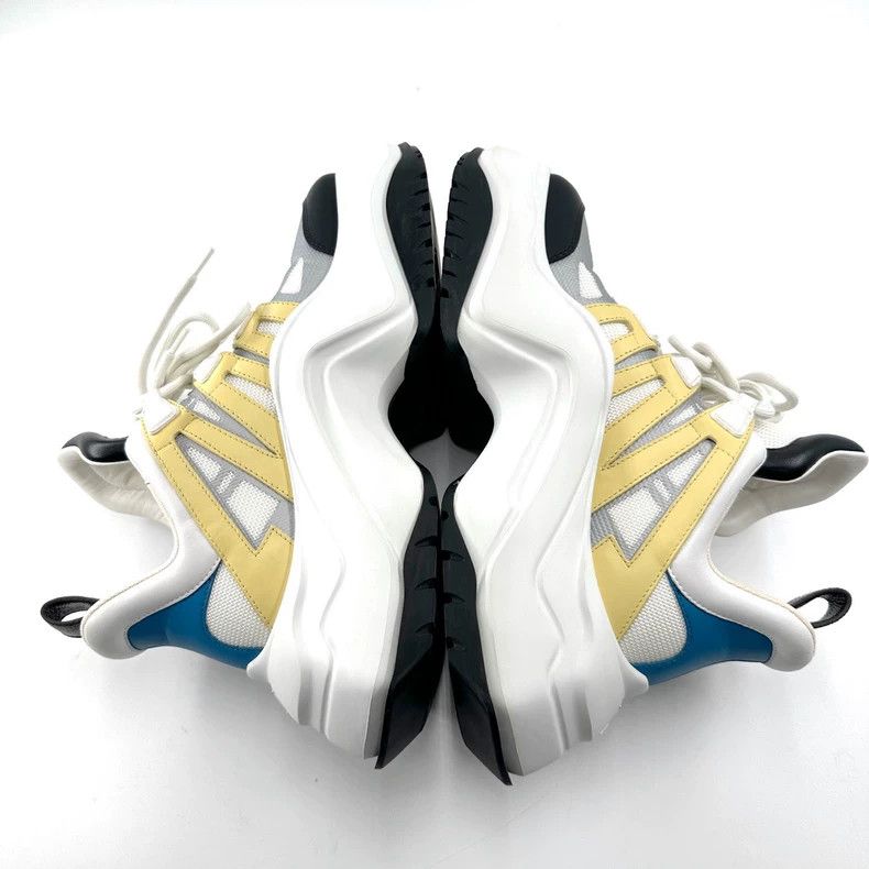Louis Vuitton Louis Vuitton Archlight 2.0 Yellow and White Platform Dad Size US 7 / IT 37 - 5 Thumbnail