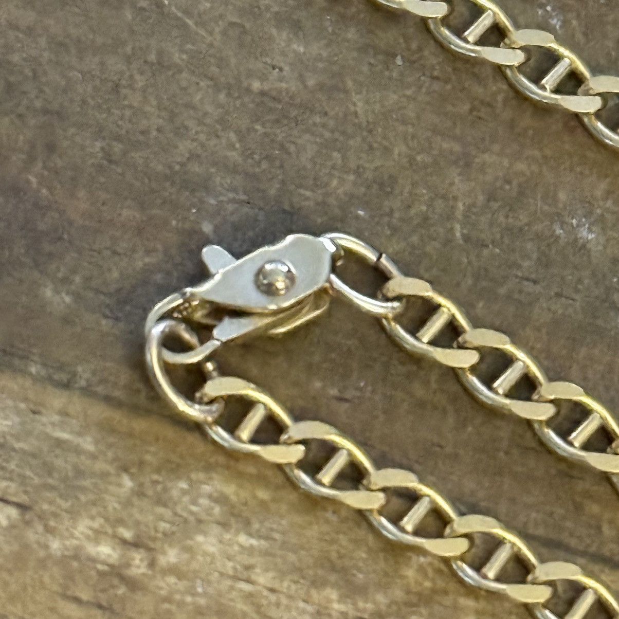 Vintage Vintage gold tone mariner link chain necklace/bracelet set Size ONE SIZE - 4 Thumbnail