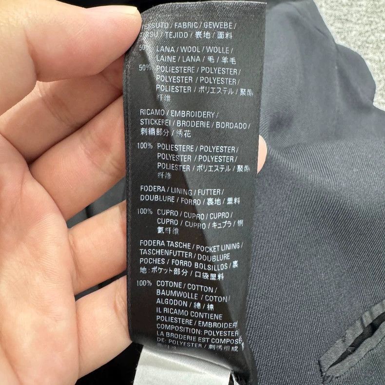Balenciaga Balenciaga black Mastercard suit jacket-2506 Size US L / EU 52-54 / 3 - 3 Thumbnail