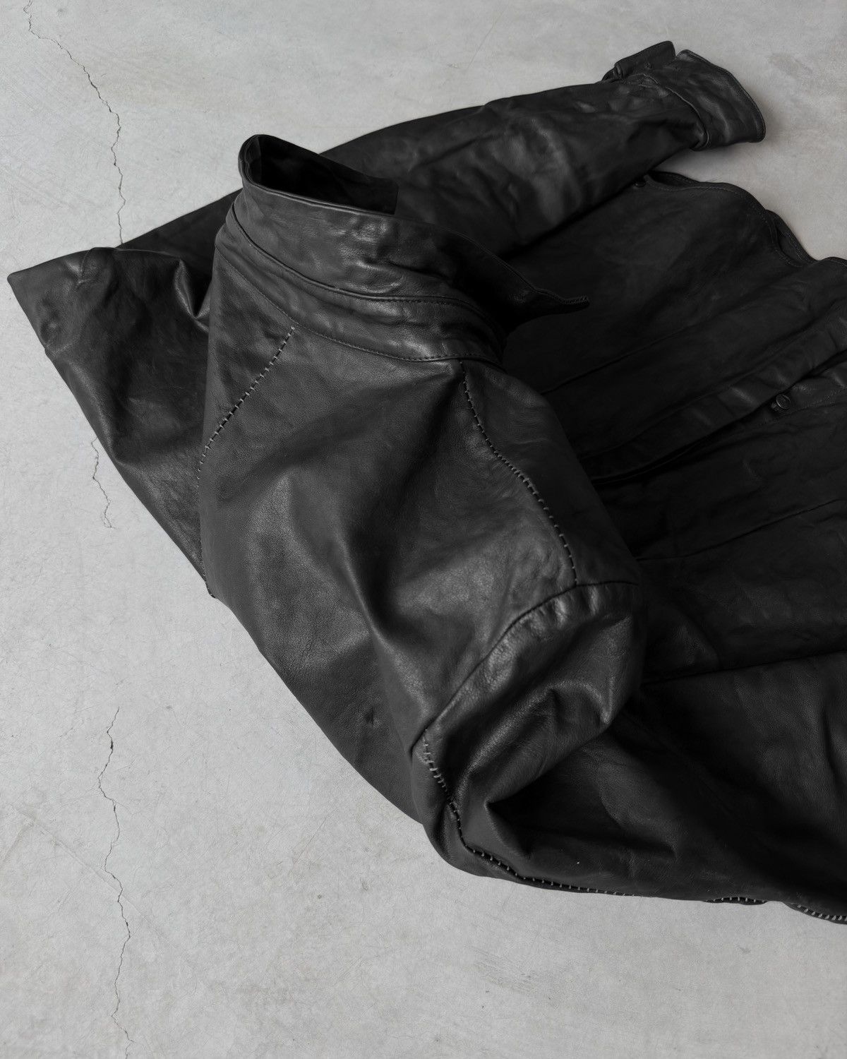 Incarnation Incarnation Overlock Leather Shirt Size US S / EU 44-46 / 1 - 3 Thumbnail