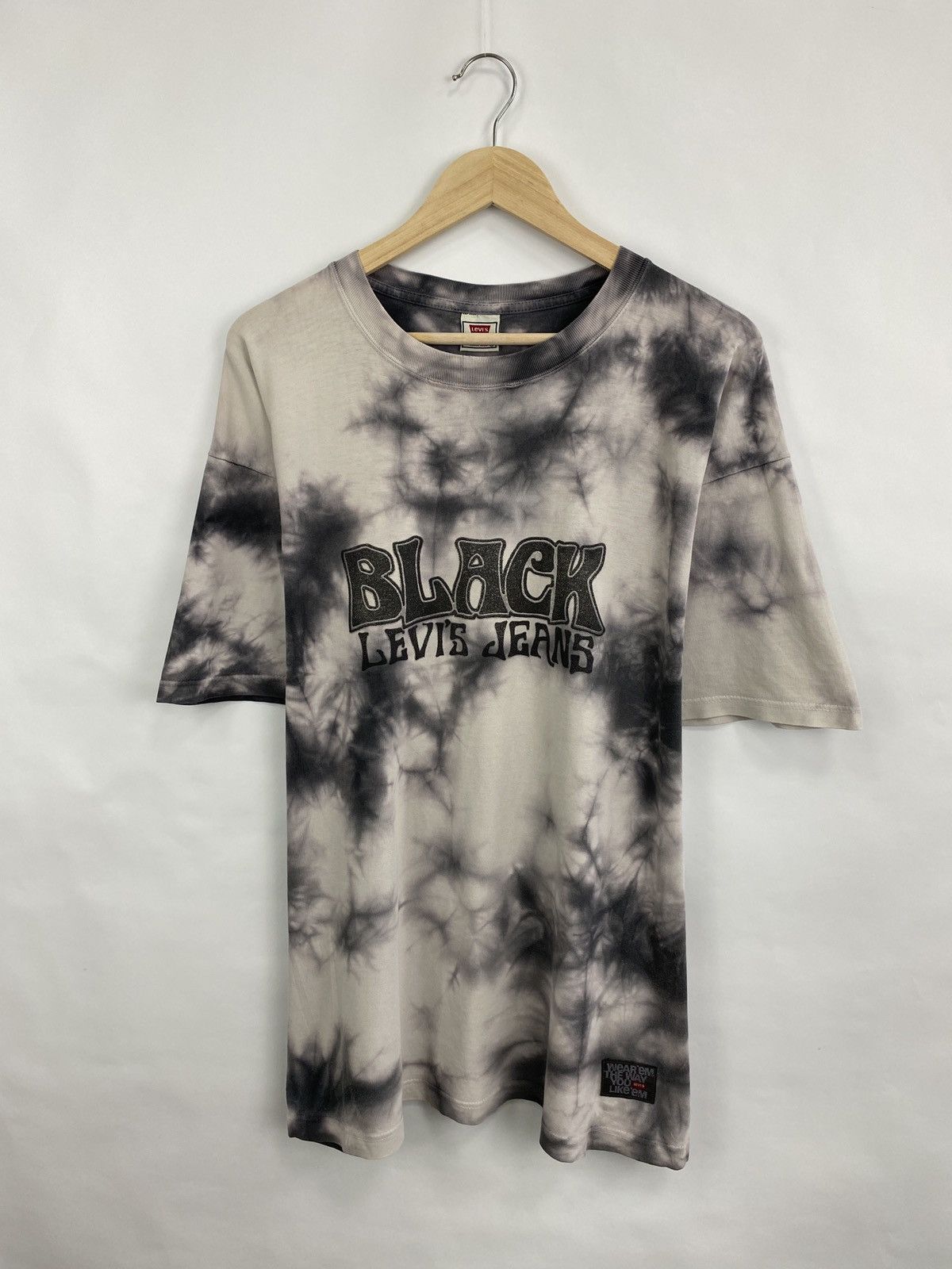Levi's Vintage 90s Levi’s Black jeans rare retro t-shirt Y2K Size US XL / EU 56 / 4 - 3 Thumbnail