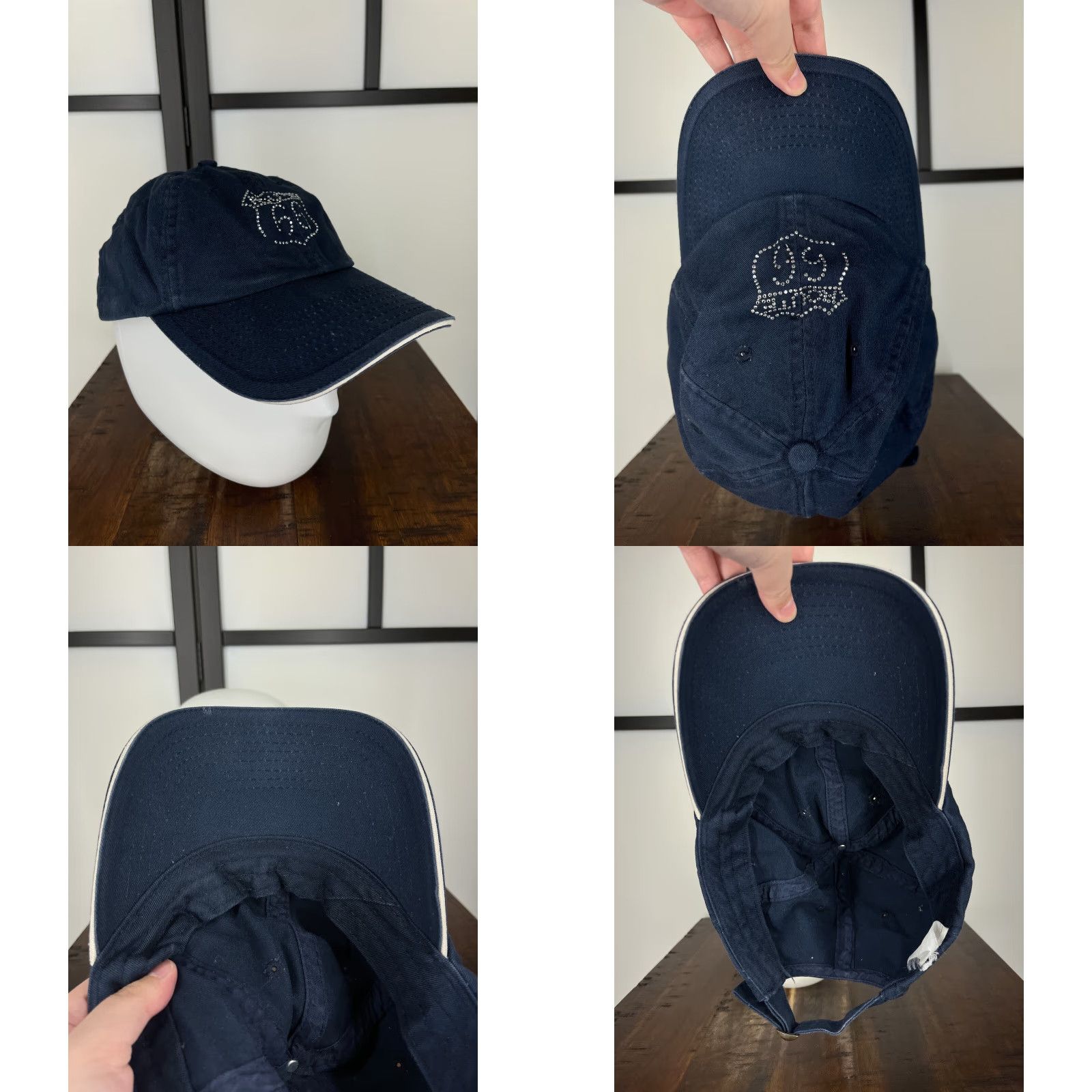 Route 66 Route 66 Hat Cap Strap Back Womens One Size Blue Bling Jeweled Cotton Twill Hat Cap Strap Back Womens One Size Blue Bling Jeweled Cotton Twill Size ONE SIZE - 8 Thumbnail