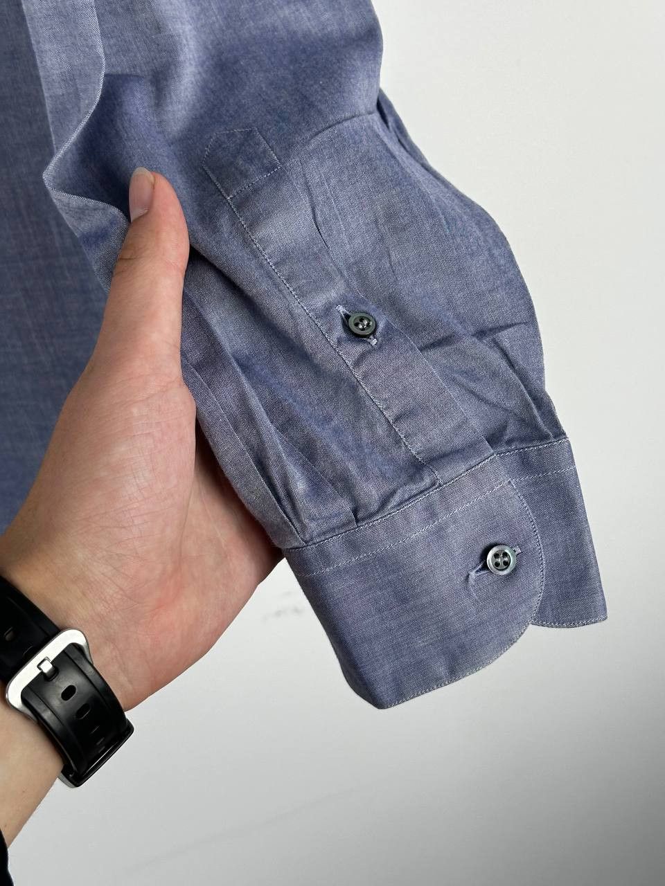 Armani Collezioni Armani Collezioni Point Collar Luxury Shirt Size US XL / EU 56 / 4 - 10 Thumbnail