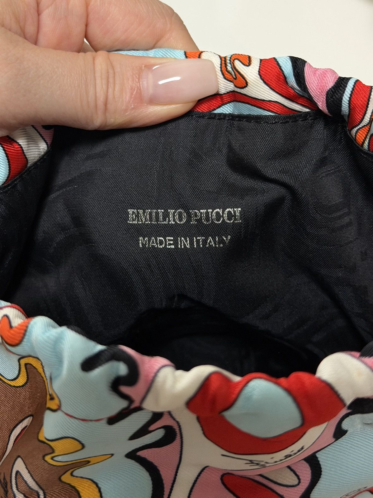 Emilio Pucci EMILIO PUCCI Spring Summer 2005 Drawstring Bag Size ONE SIZE - 8 Thumbnail