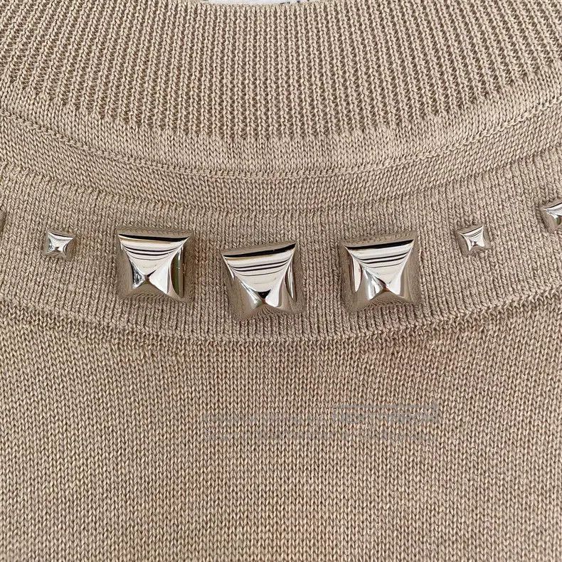 Hermes Hermes Beige Knit Top Size XS / US 0-2 / IT 36-38 - 5 Thumbnail