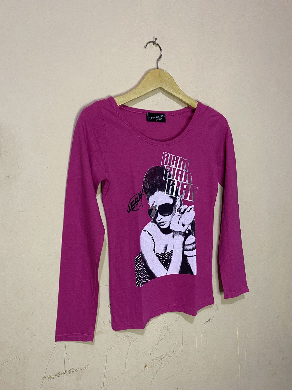 Japanese Brand 2000s Lazy Daisy Plus Poem Long Sleeve Size M / US 6-8 / IT 42-44 - 2 Thumbnail