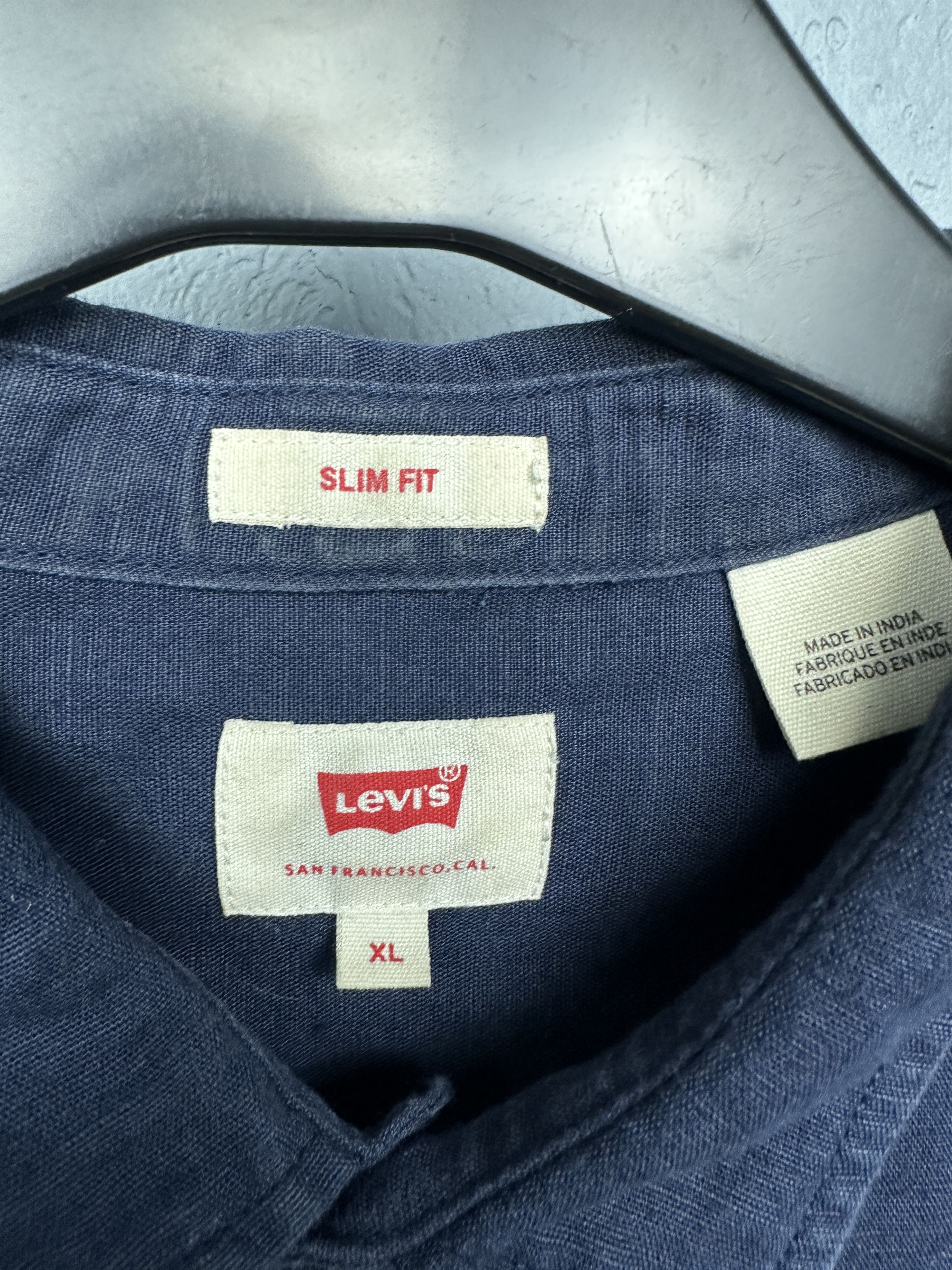 Levi's Levi's Vintage Mens LINEN Long Sleeve Shirt Size US XL / EU 56 / 4 - 4 Thumbnail