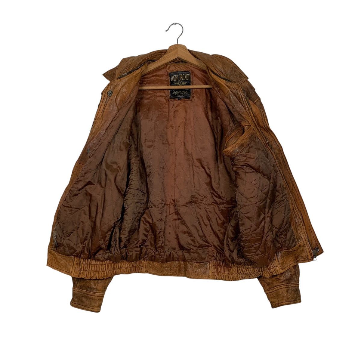 Japanese Brand Japanese Brand Jtylwear Leather Flight Jacket Size US L / EU 52-54 / 3 - 11 Thumbnail