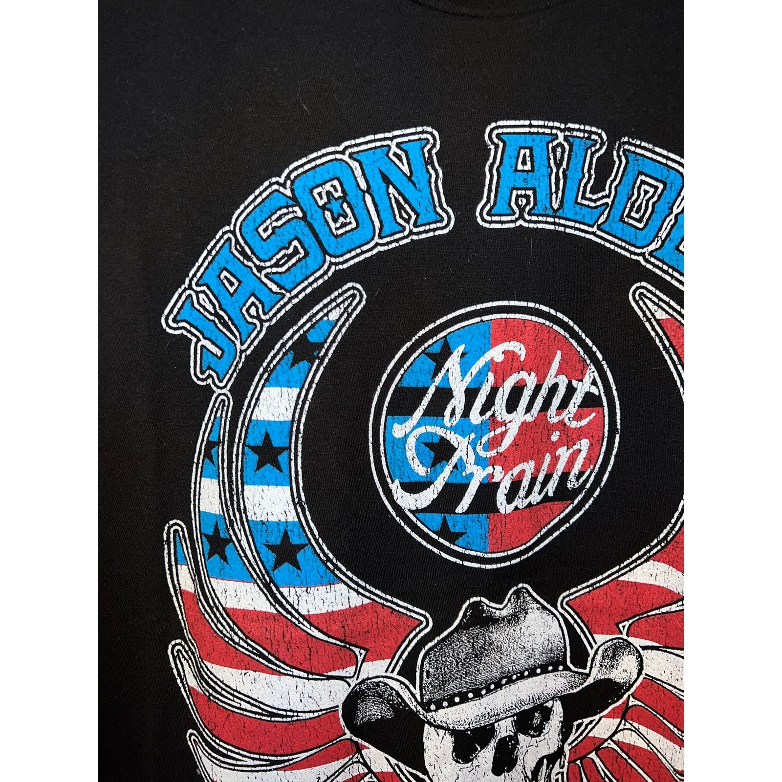 Tultex 2012 Jason Aldean Night Train Country Music Black Shirt M Size US M / EU 48-50 / 2 - 3 Thumbnail