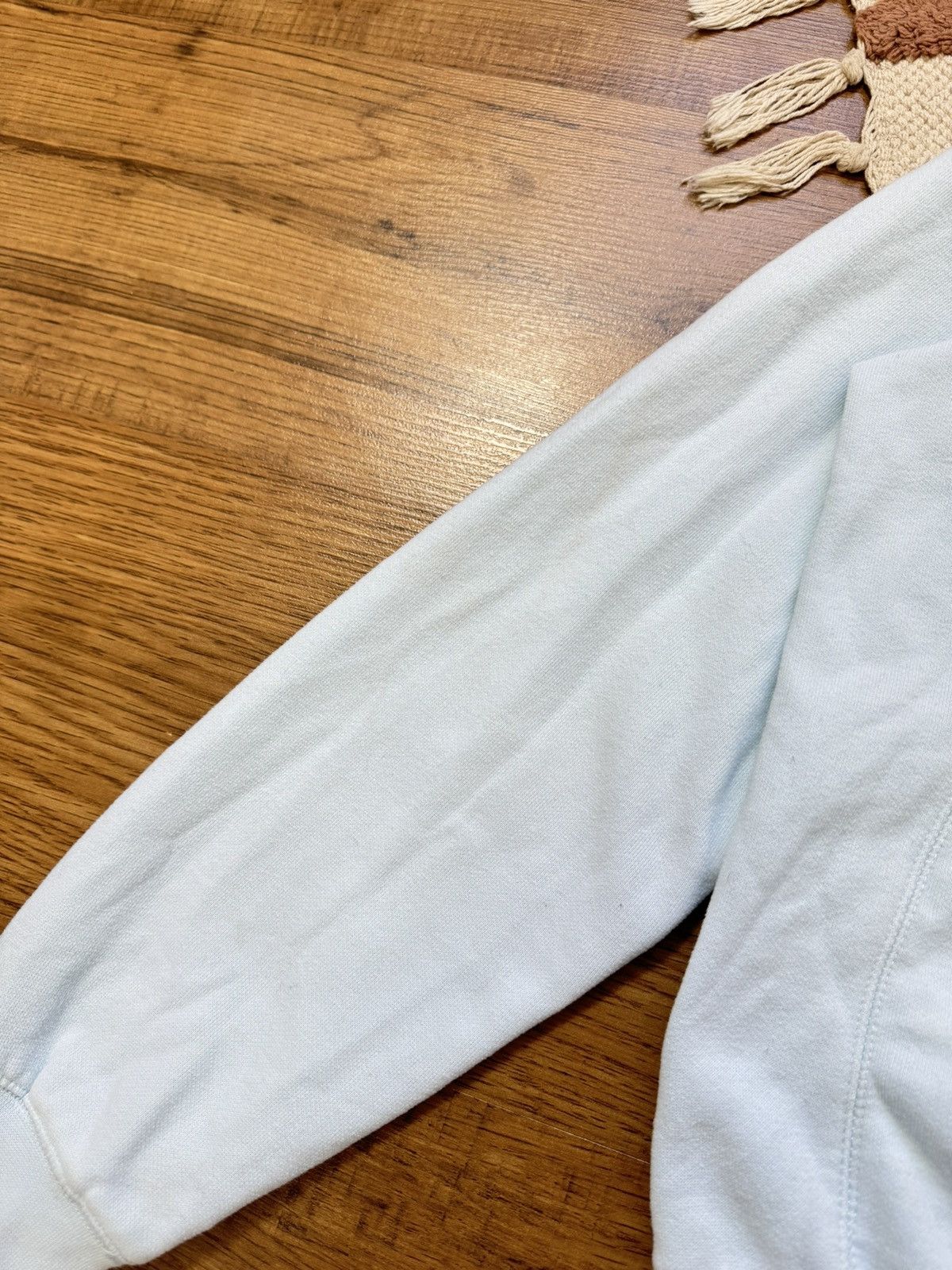 Nike VINTAGE NIKE 1990s BABY BLUE WMNS HOODIE Size L / US 10 / IT 46 - 8 Thumbnail
