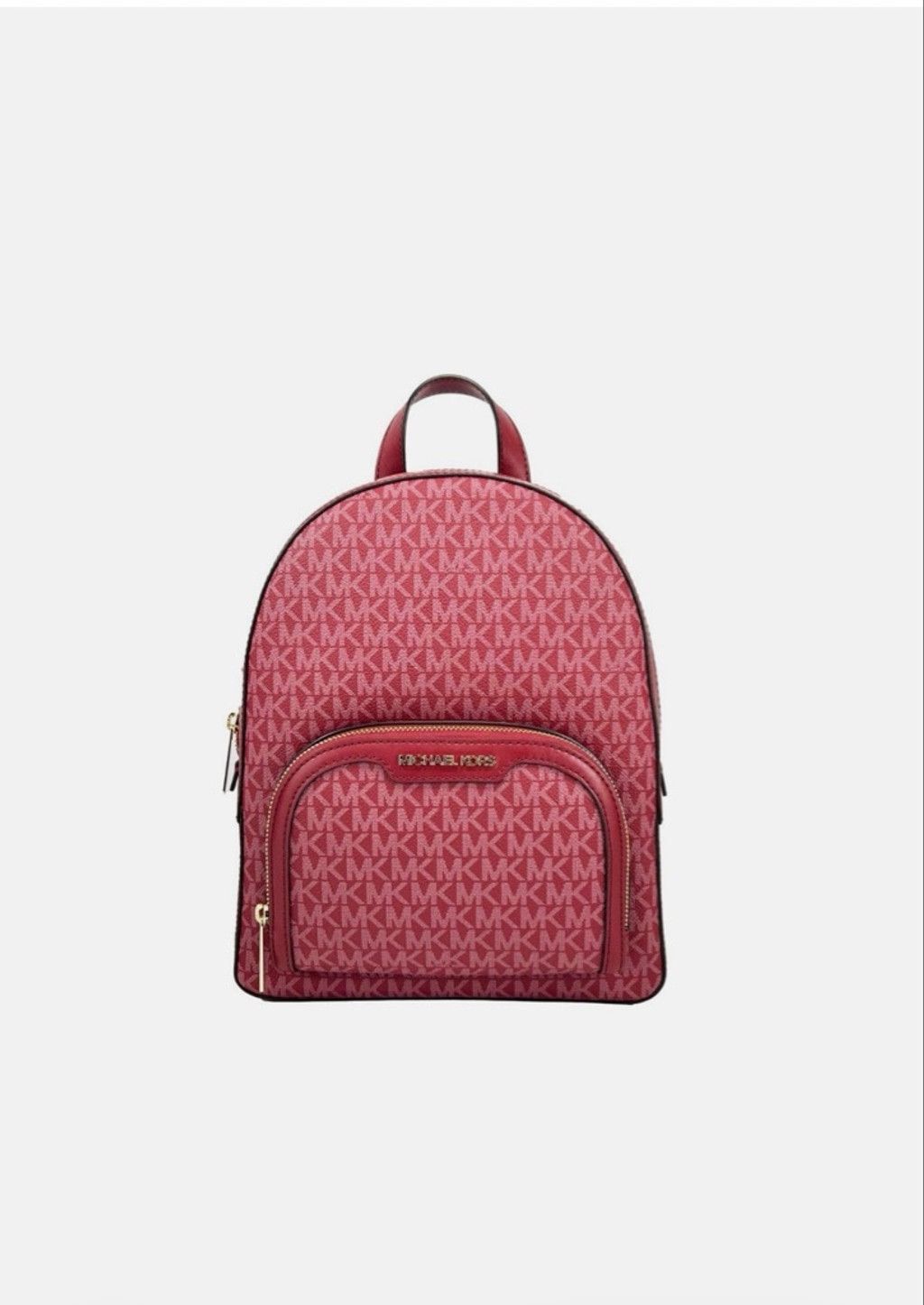 Michael Kors Michael Kors Jaycee Cherry Monogram Mid Zip Pocket Backpack Size ONE SIZE - 1 Thumbnail