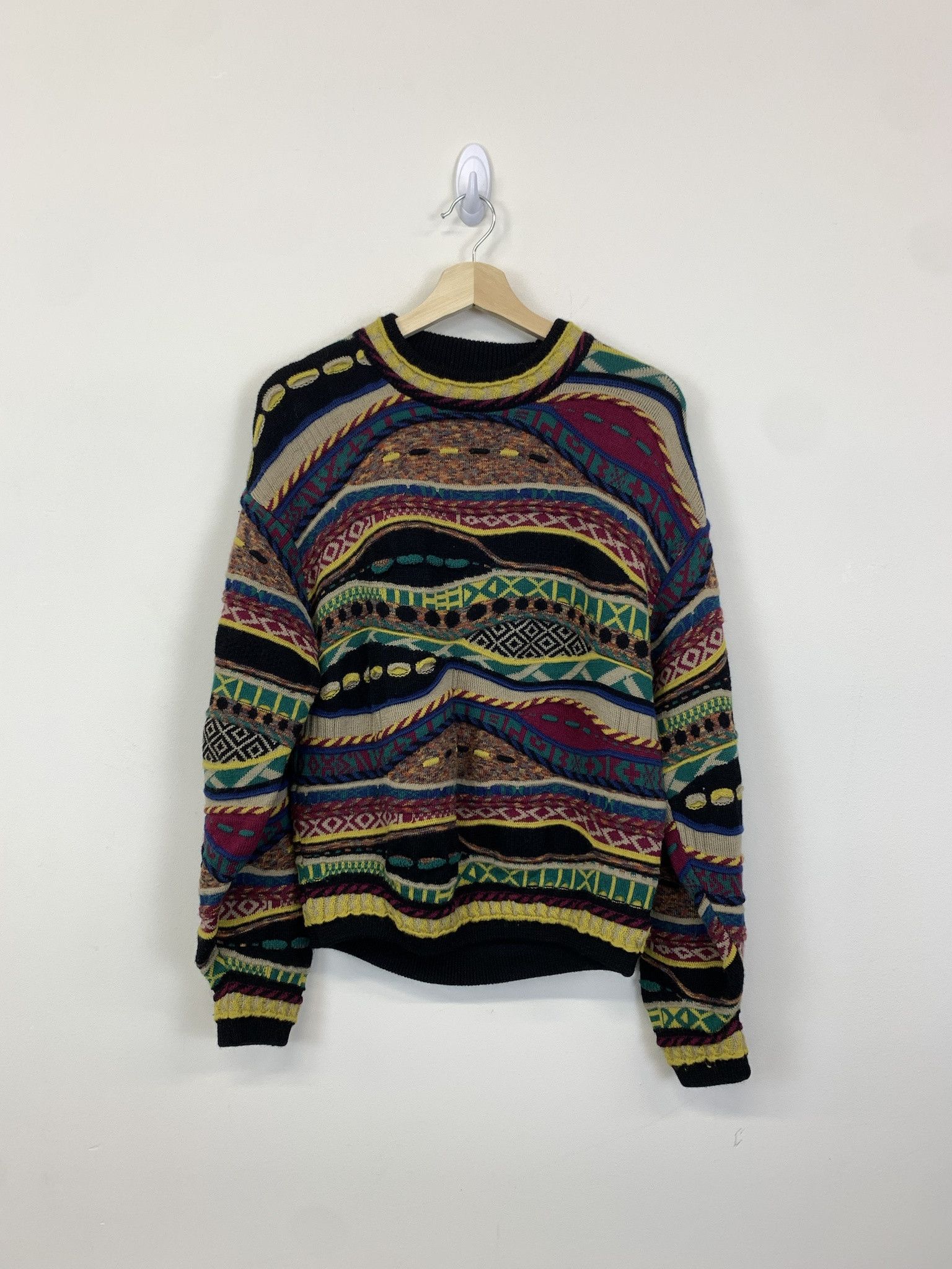 Vintage coogi style sweater sales
