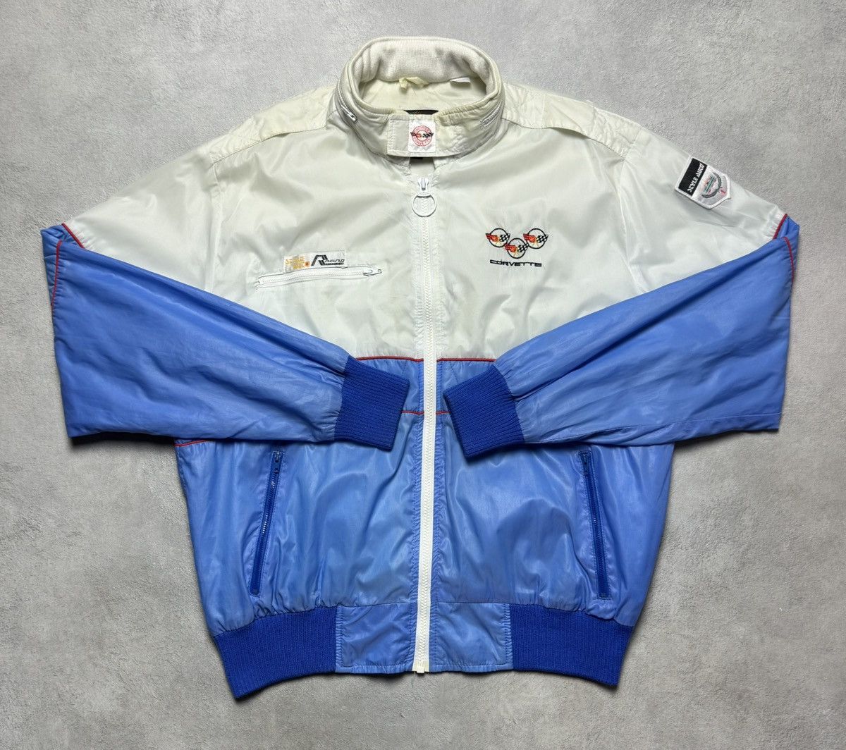 Vintage Corvette Nylon Racing Jacket Style Auto Vintage Rare Size US L / EU 52-54 / 3 - 1 Thumbnail