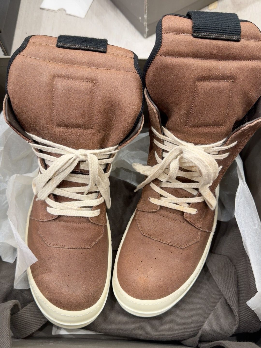 Rick Owens Rick Owens Triangle High-Top Shoes Size US 10 / EU 43 - 1 Thumbnail