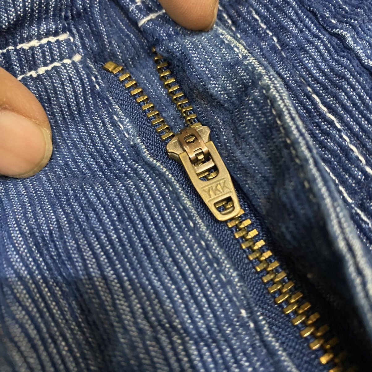 Ne-Net 90s Ne-Net By Issey Miyake Fatigue Blue Corduroy Pants Size US 30 / EU 46 - 6 Thumbnail