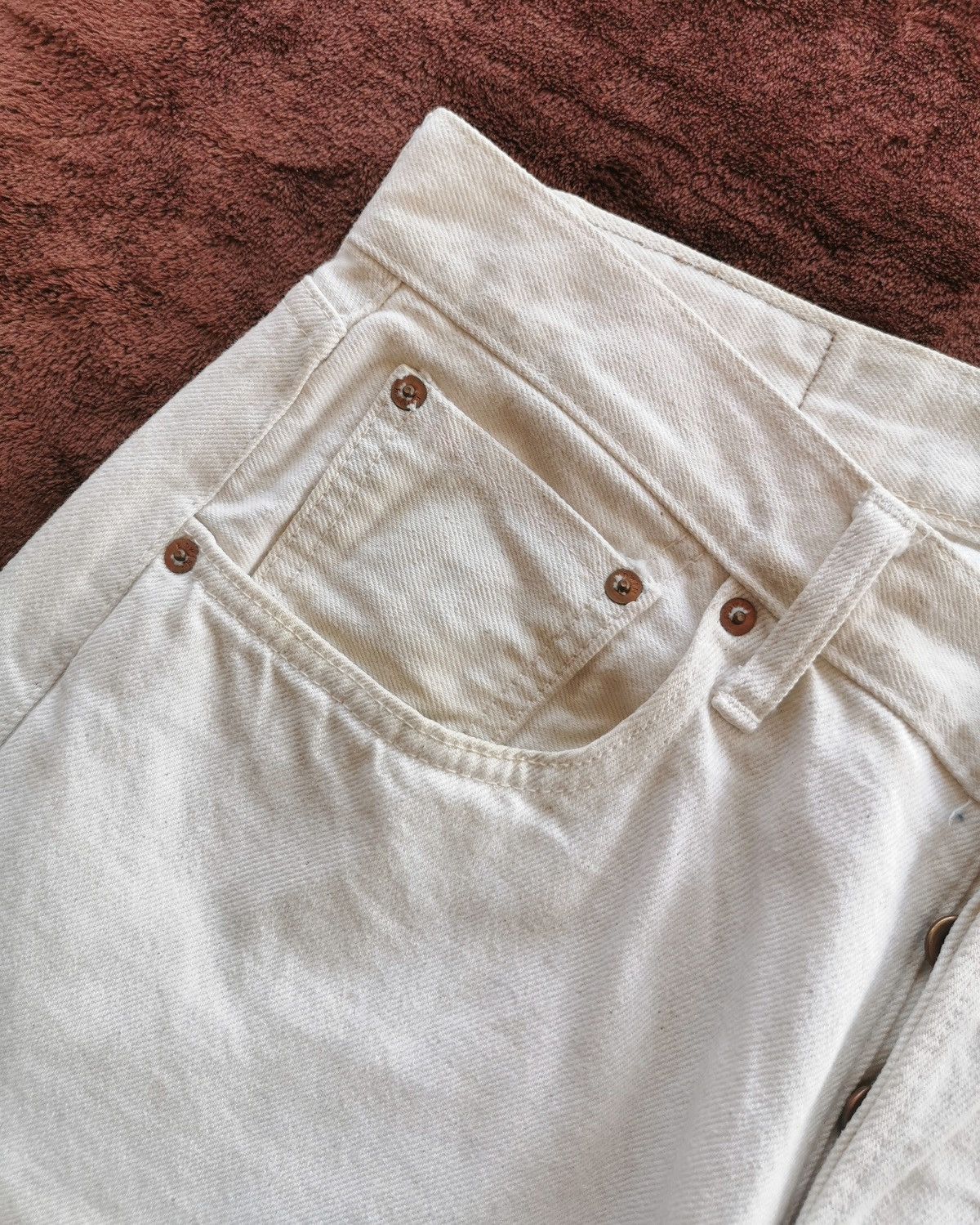 Beauty Beast Edwin Selvedge Size 31 x 46.5 Size US 31 - 11 Thumbnail