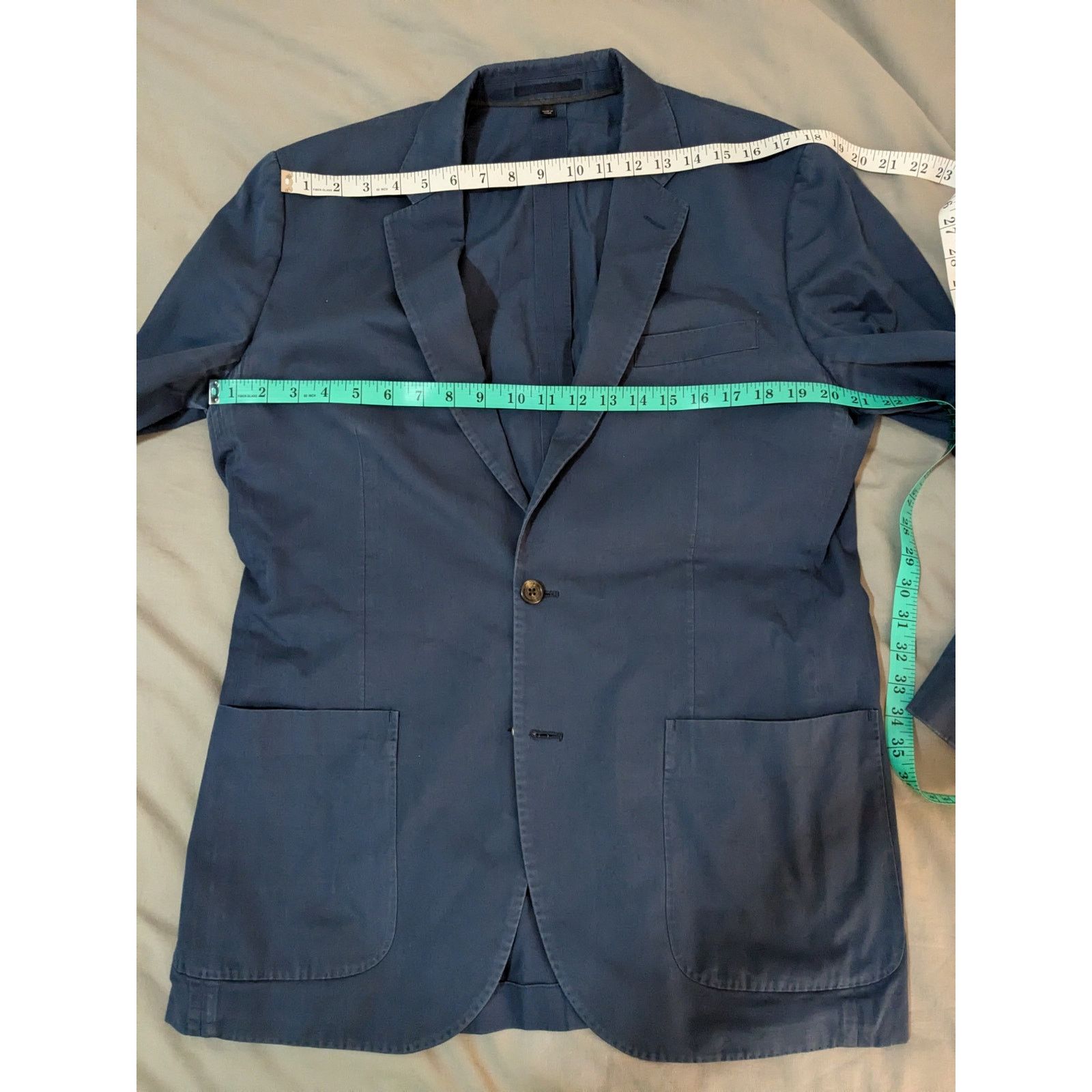 J.Crew J. crew - Ludlow Larusmian Tessun Blazer / 42L / Blue Size 42L - 3 Thumbnail