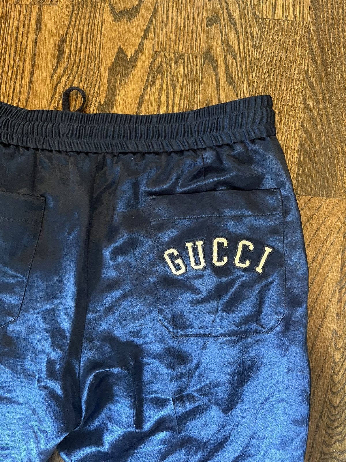 Gucci MLB x Gucci Yankees Silk Pants Size US 32 / EU 48 - 4 Thumbnail