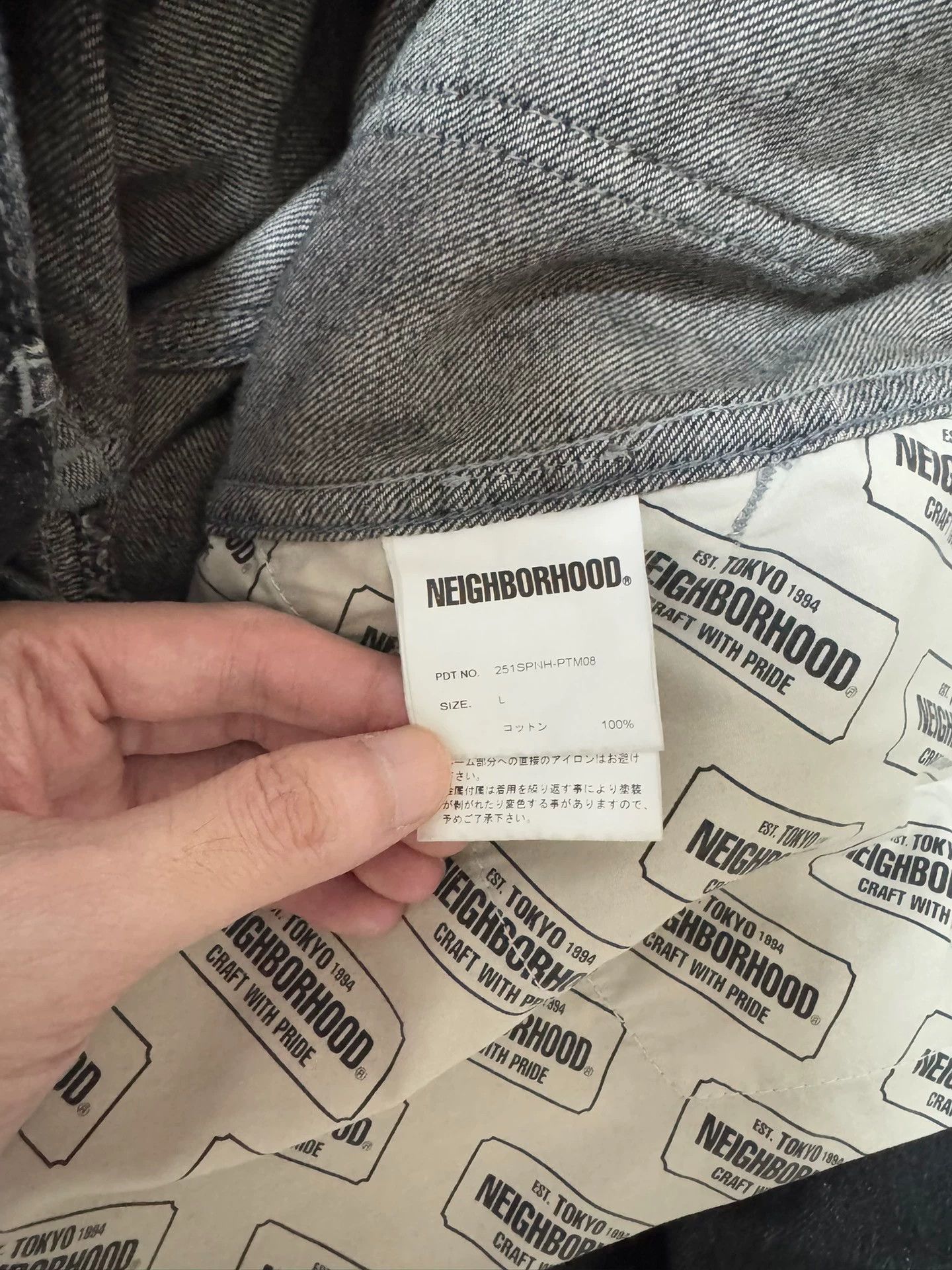 Neighborhood Neighborhood 25ss Nevada Washed Ink Black L Jeans Size US 34 / EU 50 - 4 Thumbnail