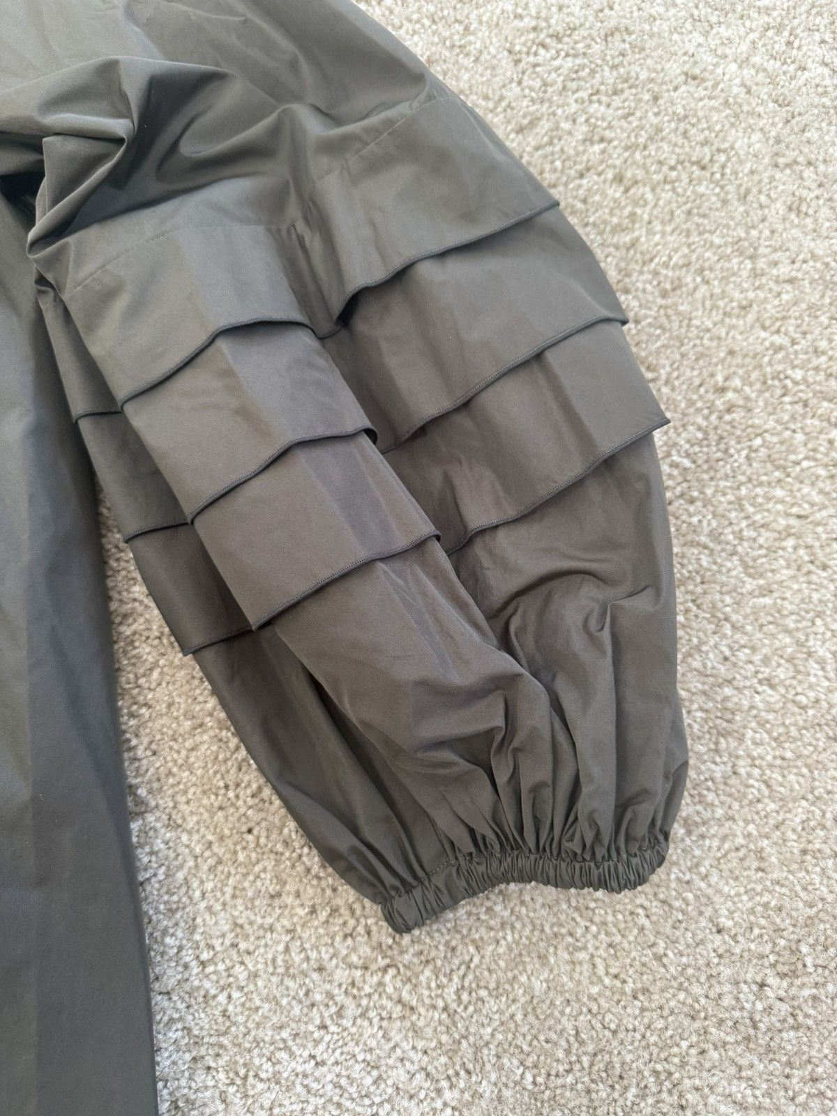 Max Mara Max Mara Studio Black Midi Coat – Balloon Sleeves Size XL / US 12-14 / IT 48-50 - 6 Thumbnail