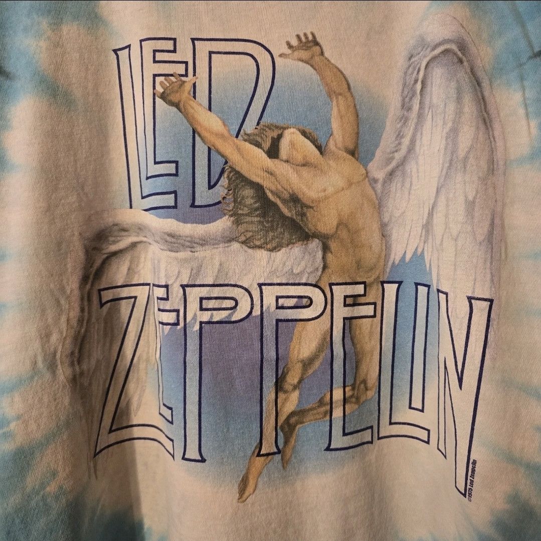 Liquid Blue Vintage liquid blue LED ZEPPELIN T-SHIRT TIE DYE 1st Gen Size US L / EU 52-54 / 3 - 2 Thumbnail