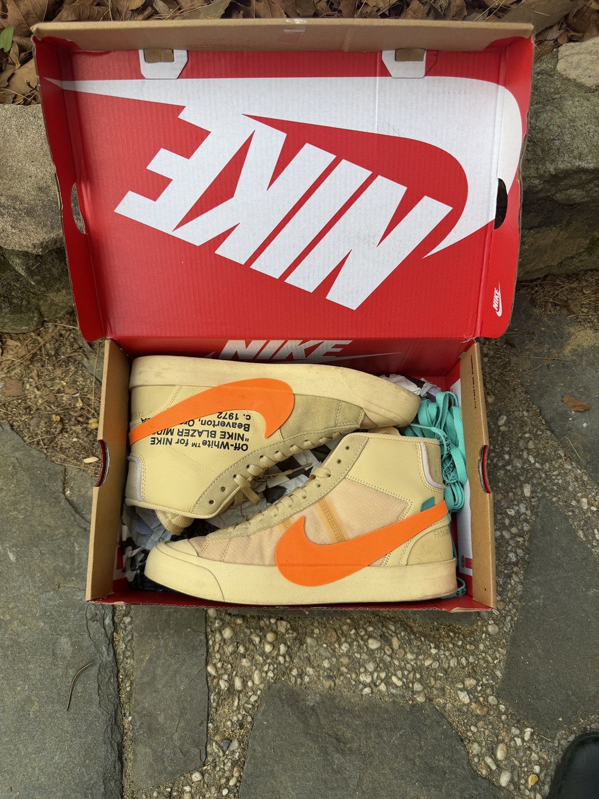 Nike × Off-White Nike x Off-White: Nike Blazer Mid “All Hallows Eve” sz 8.5 Size US 8.5 / EU 41-42 - 1 Thumbnail