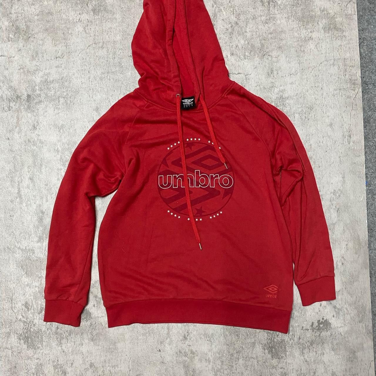Umbro Red Umbro hoodie with embroidered logo #UmbroHoodie Size US M / EU 48-50 / 2 - 1 Thumbnail