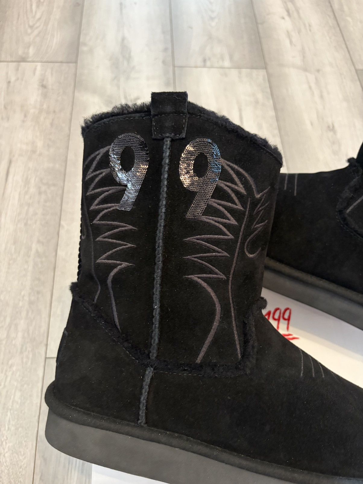 Other Bazo 1199 Cowboy Uggs v2 Black - Size 42 EU Size US 9 / EU 42 - 2 Thumbnail