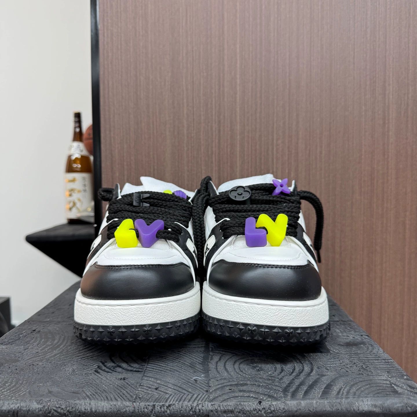 Louis Vuitton LV black white Panda Trainer UK8 new Size US 9 / EU 42 - 3 Thumbnail