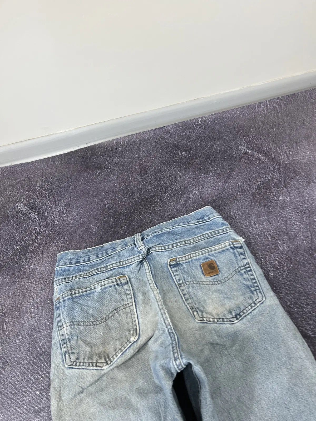 Carhartt Vintage 90s Carhartt Washed Distressed Work Hype Jeans Size US 30 / EU 46 - 5 Thumbnail
