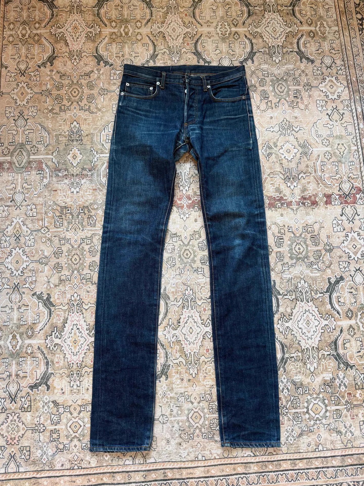 Dior × Kris Van Assche Dior Homme FW09 Zipper Skinny Denim | Grailed