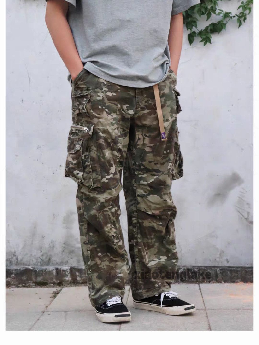 Vintage xz vintage military outdoor tactical cargo camo pants Size US 34 / EU 50 - 3 Thumbnail