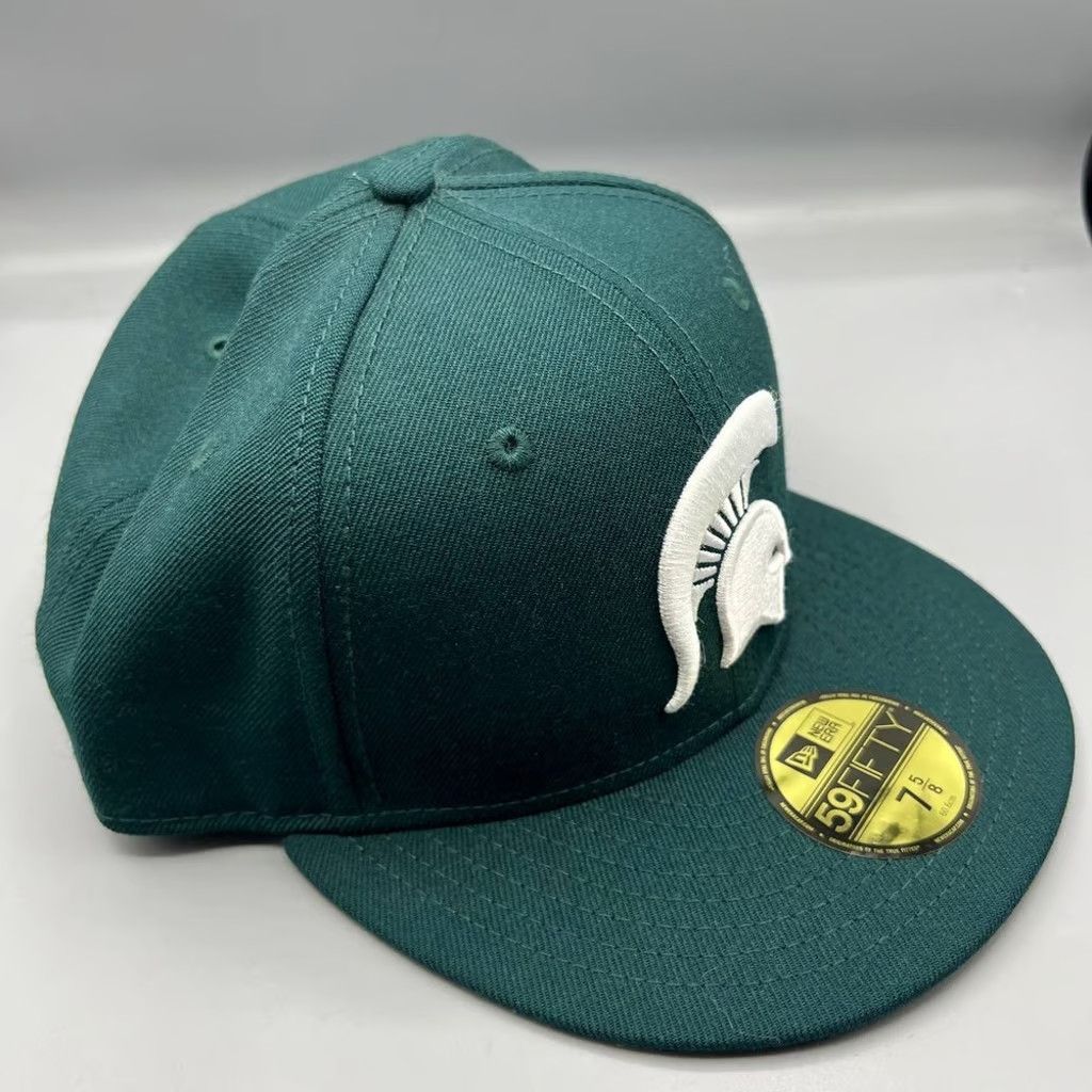 New Era Michigan State Spartans Hat Men 7 5/8 59Fifty New Era Fitted Size ONE SIZE - 3 Thumbnail