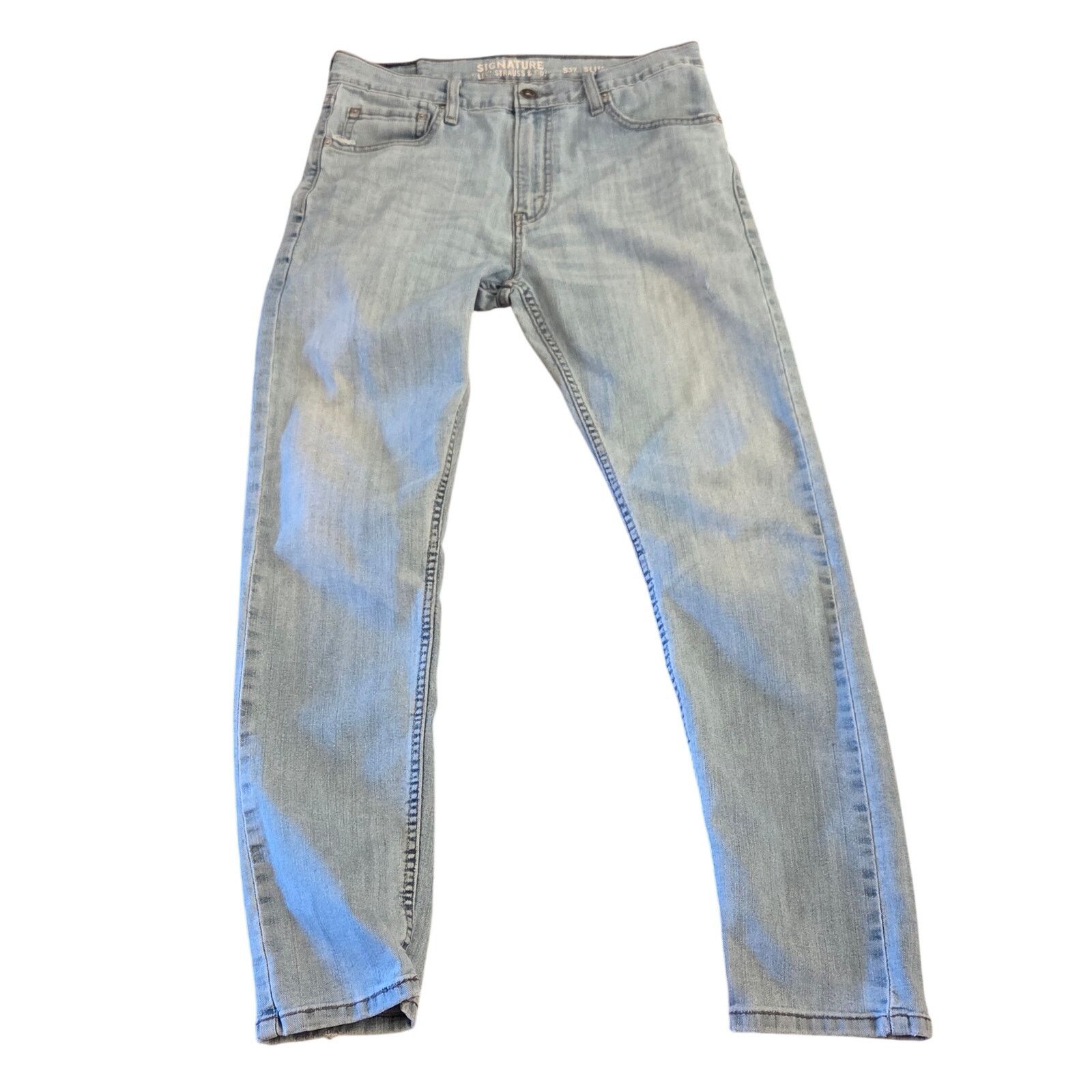 Levi's Classic Levi's S37 Slim Fit Blue Denim Jeans - Men's 32x32 Size US 32 / EU 48 - 1 Thumbnail
