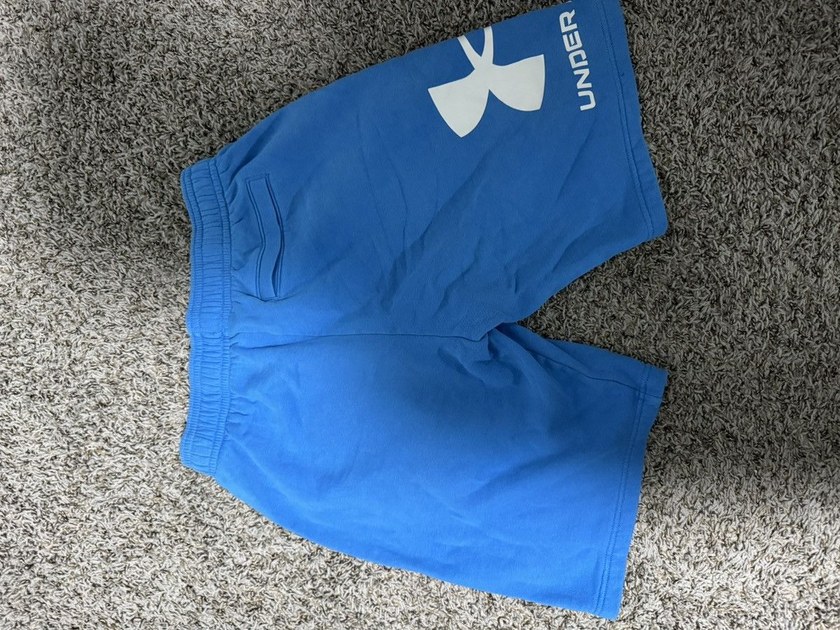Under Armour 🔵 Under Armour Shorts (Blue with White Logo) Size US 34 / EU 50 - 5 Thumbnail