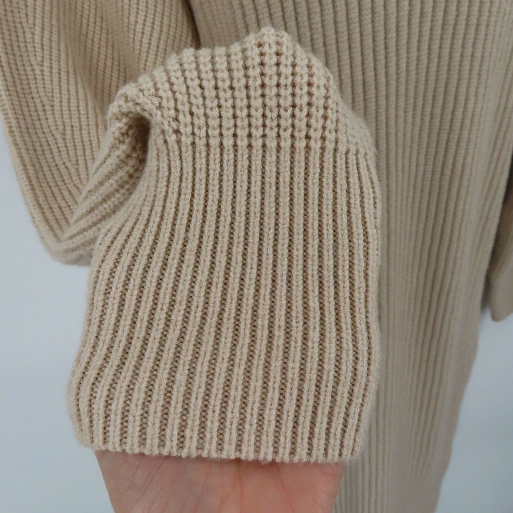 Express Express XS Beige Crewneck Knit Sweater Dress Womens Long Sleeve Midi Casual Formal Workwear Size XS / US 0-2 / IT 36-38 - 4 Thumbnail