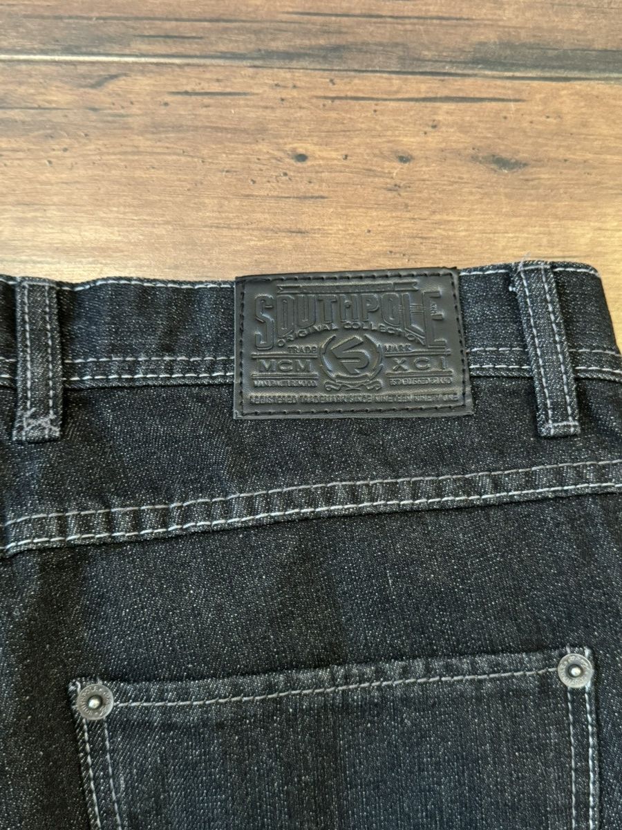 Southpole Y2K Black Southpole Baggy Jeans Size US 34 / EU 50 - 8 Thumbnail