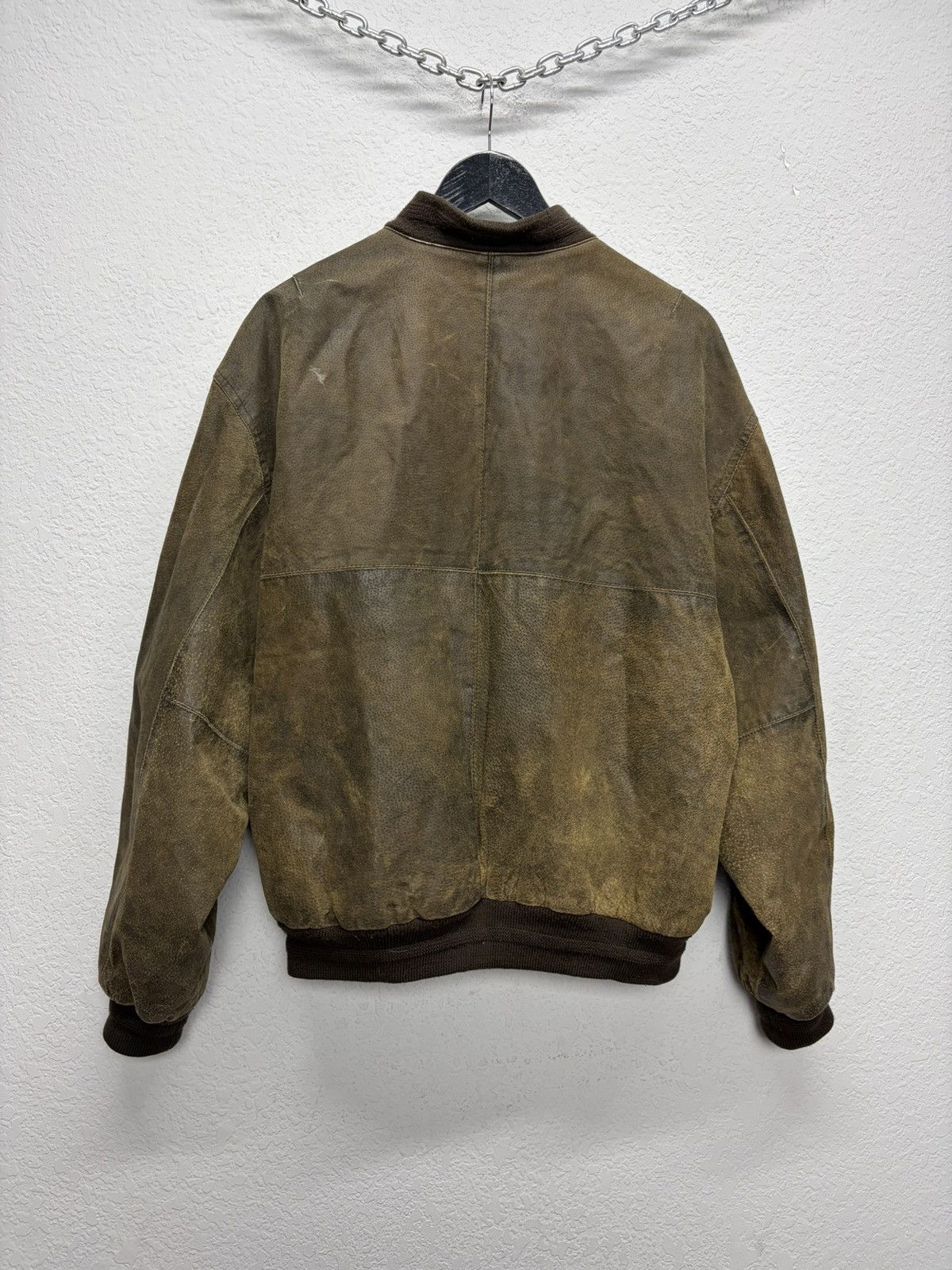 Hedi Slimane VTG Balenciaga Vibe Unicorn Air Mail Leather Fur Jacket 90s Size US M / EU 48-50 / 2 - 10 Thumbnail