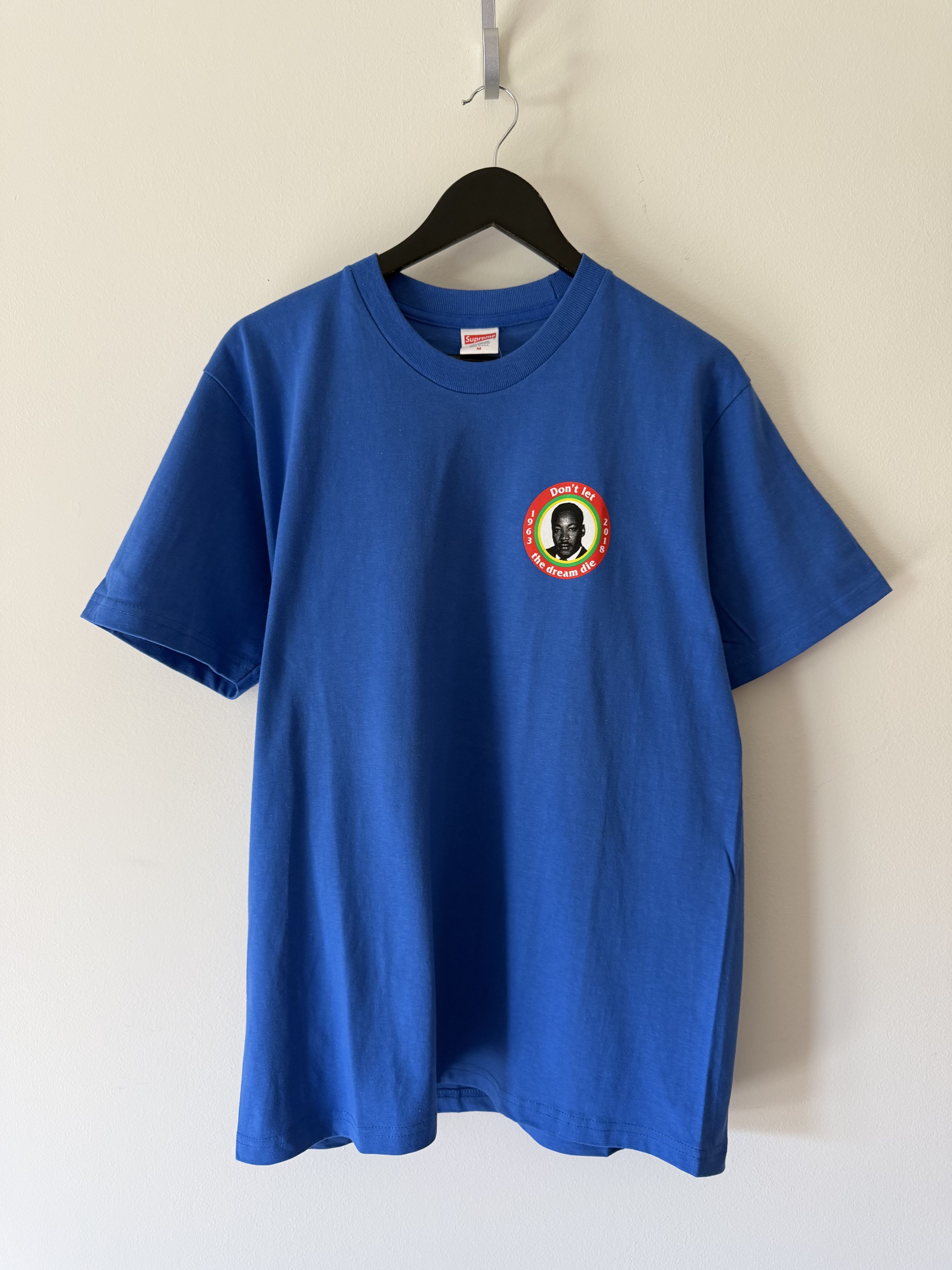 Supreme Supreme SS18 MLK Dream Tee in Royal Blue Size US M / EU 48-50 / 2 - 3 Thumbnail